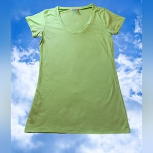 Neon Green V-neck